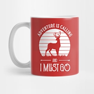 Deer Camping Outdoor Design Mug